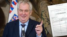 Prezident Zeman má za sebou půlku mandátu! Oznámkujte ho!