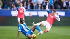Espanyol gólem v závěru porazil Alavés. Král odehrál celý zápas