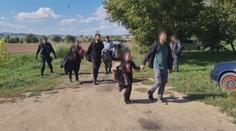 Na dálnici D1 se srazily dodávky. Vyskákalo z nich přes třicet migrantů