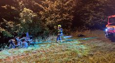 Tragická nehoda čtyřkolky. Řidič zemřel po zřícení ze sjezdovky