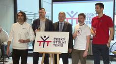 Stolní tenis představil moderní logo, výzvu s olympionikem přijal Jakub Kohák