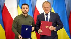 Poláci by mohli sestřelovat rakety nad Ukrajinou, dohodli se Tusk a Zelenskyj