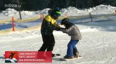 Zimní speciál: Jak naučit děti na snowboardu?