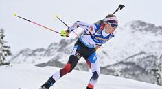 Davidová v masáku doběhla v první desítce, Jislovou zradila poslední střelba