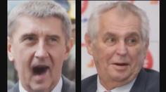 "Tohle mi přišlo SMSkou," napsal Babiš a ukázal video, kde zpívá se Zemanem