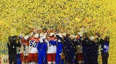 GALERIE: Česká radost v momentkách. Takhle slaví mistři světa!
