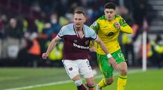 West Ham v novém roce stále neporažen. Souček sledoval utkání z domova