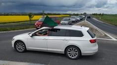 Polští aktivisté blokovali dopravu u hranic s Českem! Řidiče čekají problémy