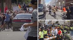 Šokující VIDEO: "Naše ulice," křičí dav, pak do něj najede auto!