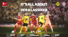 Bitva gigantů je tady. Fanoušci se těší na Der Klassiker. Udrží Bayern první příčku?