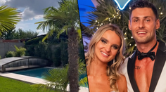 Palmy, bazén a obří okna: Kristi a Trabo z Love Islandu poprvé ukázali luxusní dům