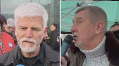 Na Babiše v Brně čekaly stovky příznivců i odpůrců. Pavel strávil den v posteli