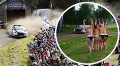 Nestydatá finská rally! Seveřanky rušily jezdce bujným poprsím