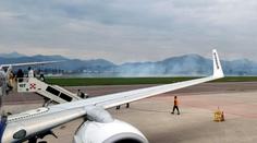 Letadlo Ryanairu začalo při startu hořet. Museli zavřít celé letiště