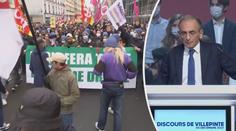 Střet při setkání francouzského kandidáta. Aktivisty někdo zbil