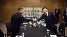 Zelenskyj naštval Jihokorejce. Prozradil informaci, která měla zůstat tajná