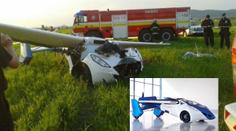 Na Slovensku se zřítilo létající auto i se svým vynálezcem!