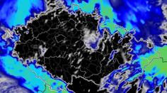 Počasí Čechy nepotěší. Meteorologická mapa se zbarvila dočerna