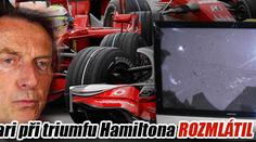 Šéf Ferrari rozmlátil televizi, Hamilton přidáno nedostane