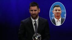 Messi si šel pro trofej a Ronaldo trucoval. Jeho kyselý obličej baví svět