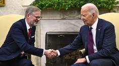 Biden na jednání s Fialou: Česko je skvělý spojenec. Ocenil pomoc Ukrajině