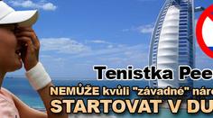 Tenistka Peerová nemůže hrát kvůli "závadné" národnosti