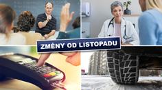 Změny od listopadu: Vyšší platy, placení mobilem i dárky za babku