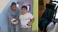 Adámkovi (6) ukradli speciální kočárek, nikam se teď nedostane