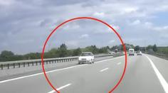 Zmatený senior ujel v protisměru na dálnici D1 přes 10 kilometrů! VIDEO