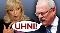 PREZIDENT HULVÁT! Gašparovič UDEŘIL LOKTEM Radičovou!