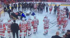 Chvíle hrůzy v NHL: Gól slavili chvilku, pak se modlili za gólmana