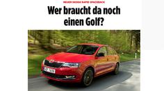Takovou reklamu v německém bulváru aby Škoda platila zlatem