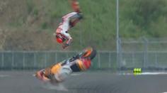 Šampion Márquez si dá opět pauzu. Po hrozivém pádu má dvojité vidění