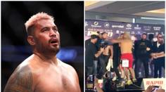 VIDEO uvnitř! UFC veterán se utrhl ze řetězu. Soupeře napadl už na vážení