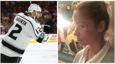 Rána pukem, krvavý šrám! Hvězda NHL se bála o svou přítelkyni