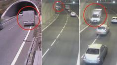 Chaos jako Brno! Nehoda, kolaps a náklaďák v tunelu v protisměru