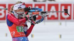 Biatlonistky zradila střelba, bodovala jen Voborníková ve třetí desítce