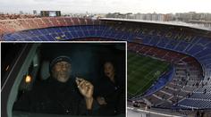 Na Nou Camp si brousí zuby slavný boxer! Jeho firma dělá s marihuanou