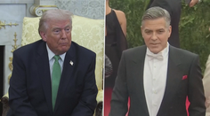 Trump se hádá s Georgem Clooneym. Vzájemně se obviňují z válečných zločinů