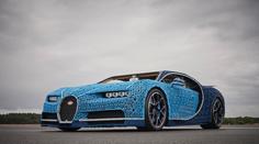 Předjela vás stavebnice? V Kladně postavili pojízdné bugatti z lega