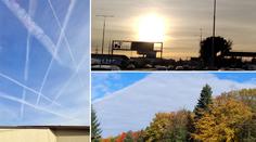 Vedlejší Slunce i bílé čáry. Meteoroložka vysvětlila podivné jevy na obloze