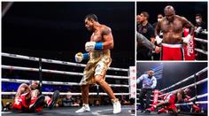 Holyfield se po deseti letech vrátil do ringu. Po dvou minutách padl k zemi