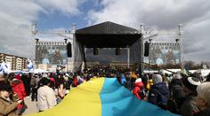 V Praze se konal koncert pro Ukrajinu. Vystoupily známé osobnosti i uprchlíci