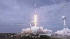 Start rakety Falcon 9, historický okamžik pro SpaceX