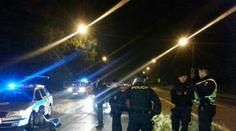 Prchajícího řidiče na D5 zastavila až střelba a kamion jako zátaras
