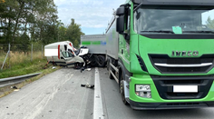 Dvě vážné nehody uzavřely dálnici D1 směrem na Brno. Jeden člověk zemřel