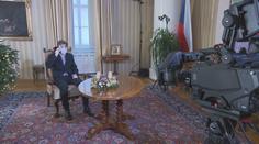 Nahlédněte do zákulisí natáčení projevu prezidenta Miloše Zemana