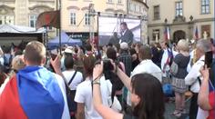 Demonstrace proti opatřením kvůli koronaviru