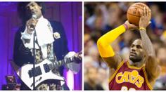 Jak slavil LeBron Halloween? Na pódiu s kytarou, jako Prince!