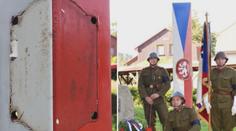 Vandal na Českolipsku poškodil památník, odcizil státní znak a další prvky